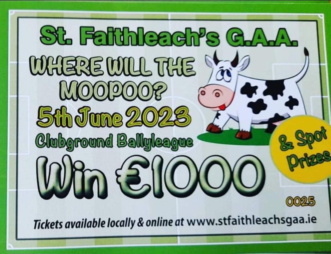 The club’s Where Will the Moo Poo fundraiser poster