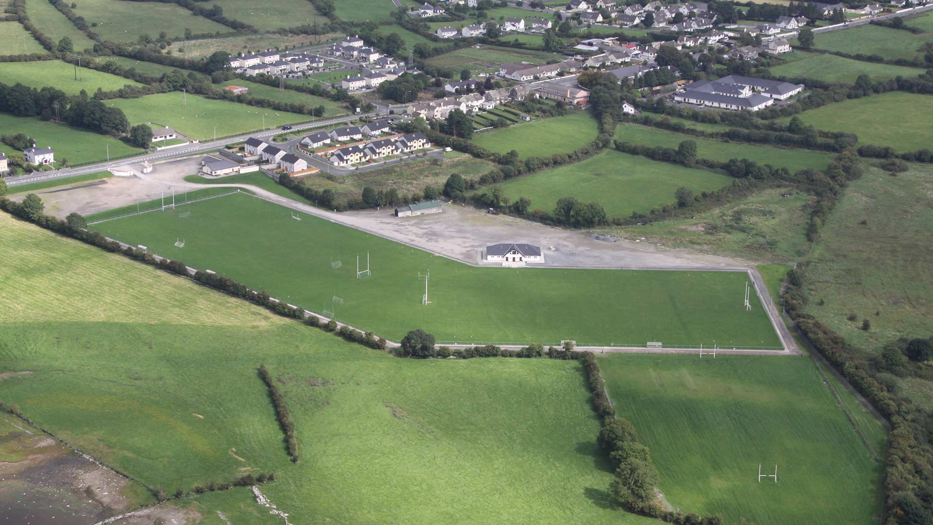 St. Faithleach’s three pitches, clubhouse and Ballyleague surroundings